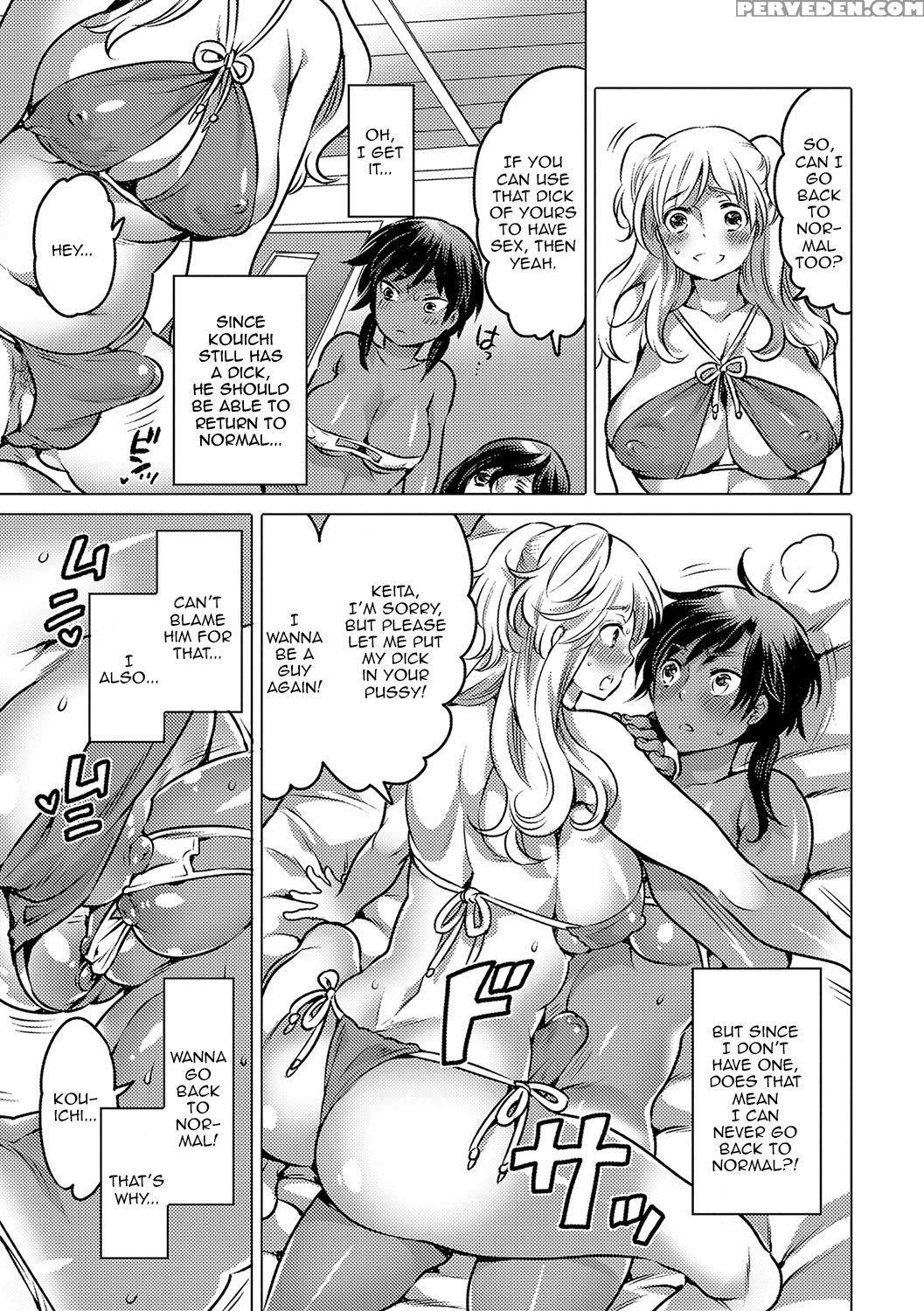[inochi Wazuka] Noroi No Mesuka Kaigan | The Cursed, Female Transformation Beach (nyotaika! Monogatari 4) [english] [zero Translations] [digital] 1