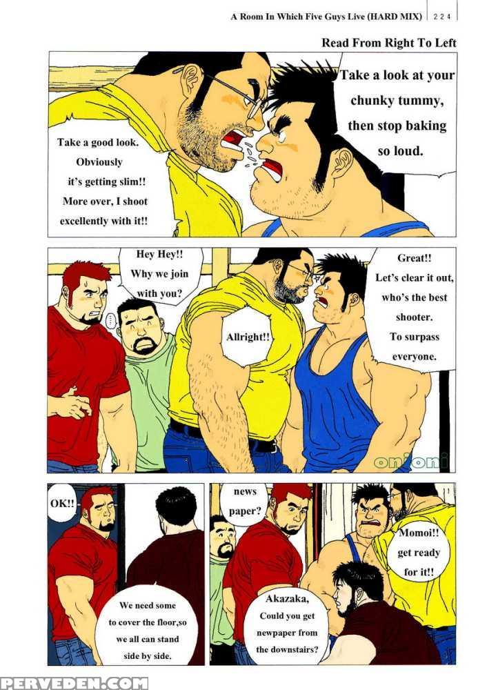 [jiraiya] Five Guys In One Room Hard Mix [eng] [full Color] 1