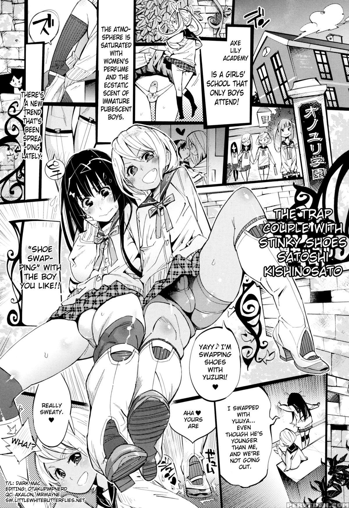 [kishinosato Satoshi] Uwabaki No Nioi No Kitsui Otokonoko Couple | The Trap Couple With Stinky Shoes (josou Shounen No Himitsu - Ura Otokonoko Jidai Vol. 1) [english] =short Wharf= 1