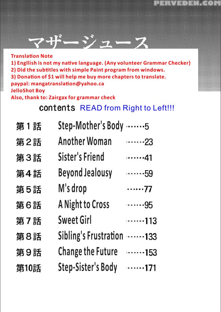 [kitazato Nawoki] Mother Juice Ch. 1-2 [english] 1