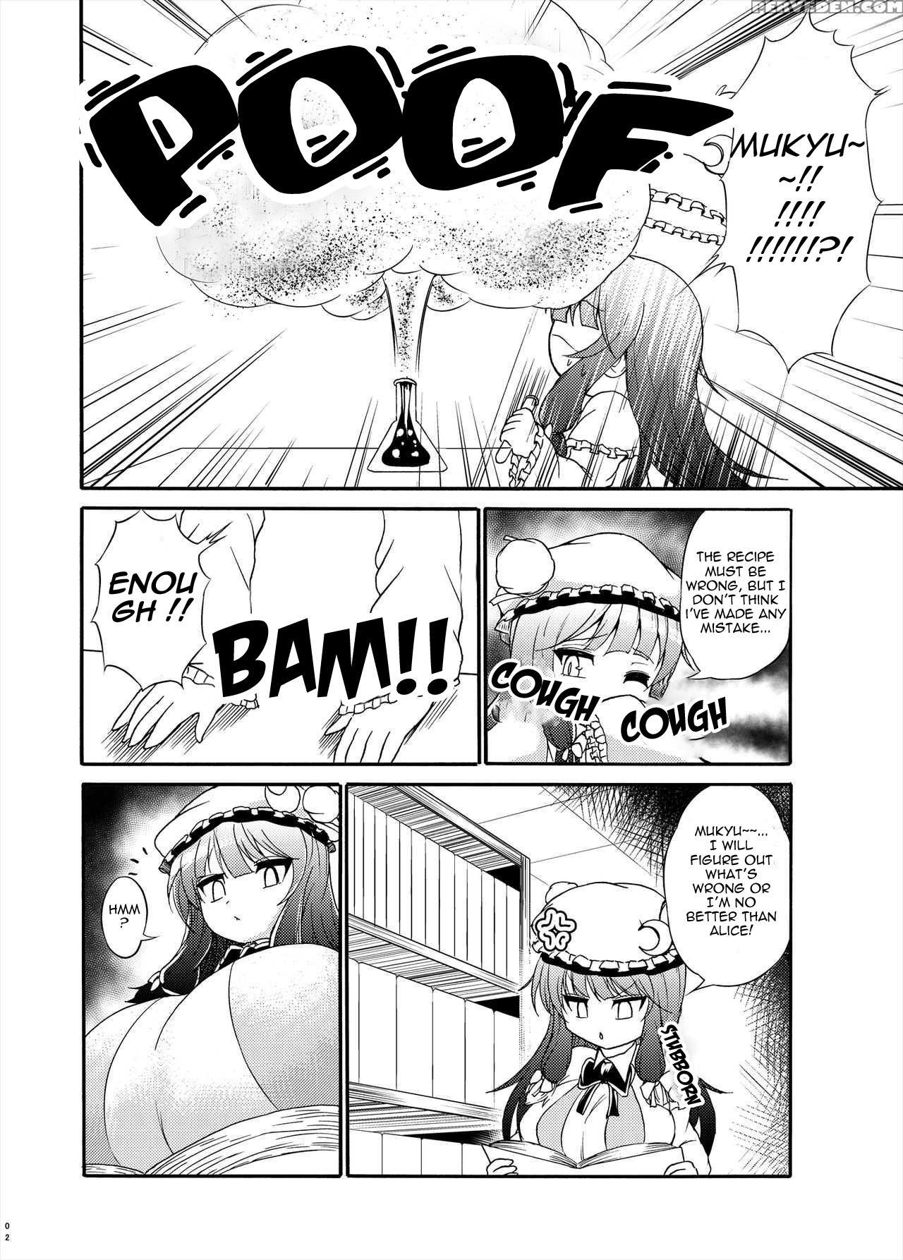 [kukuru] Patchouli-sama Gets Fat And Milky (english) 1