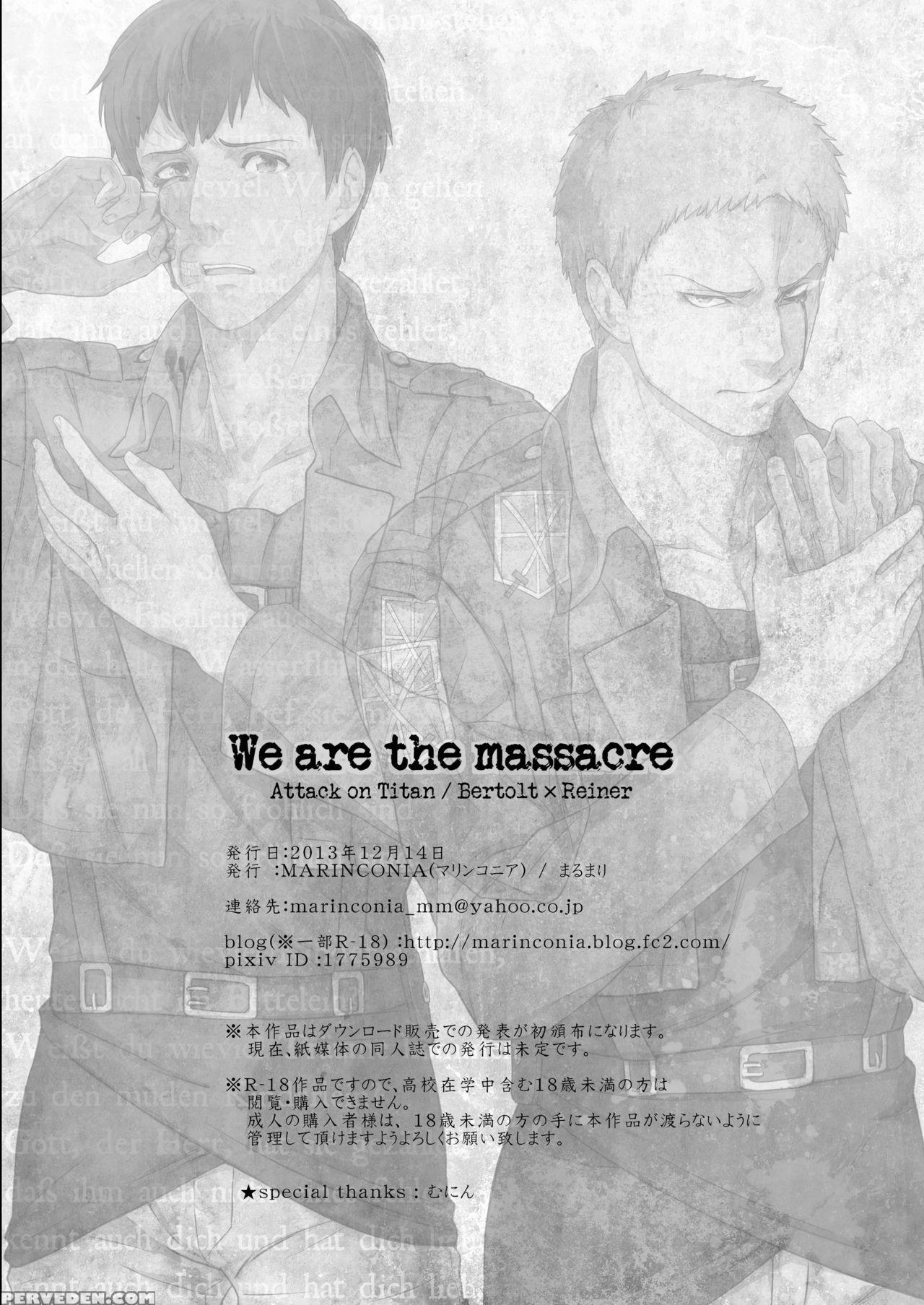 [marinconia (maru Mary)] We Are The Massacre (shingeki No Kyojin) [english] [zehi] [digital] 1