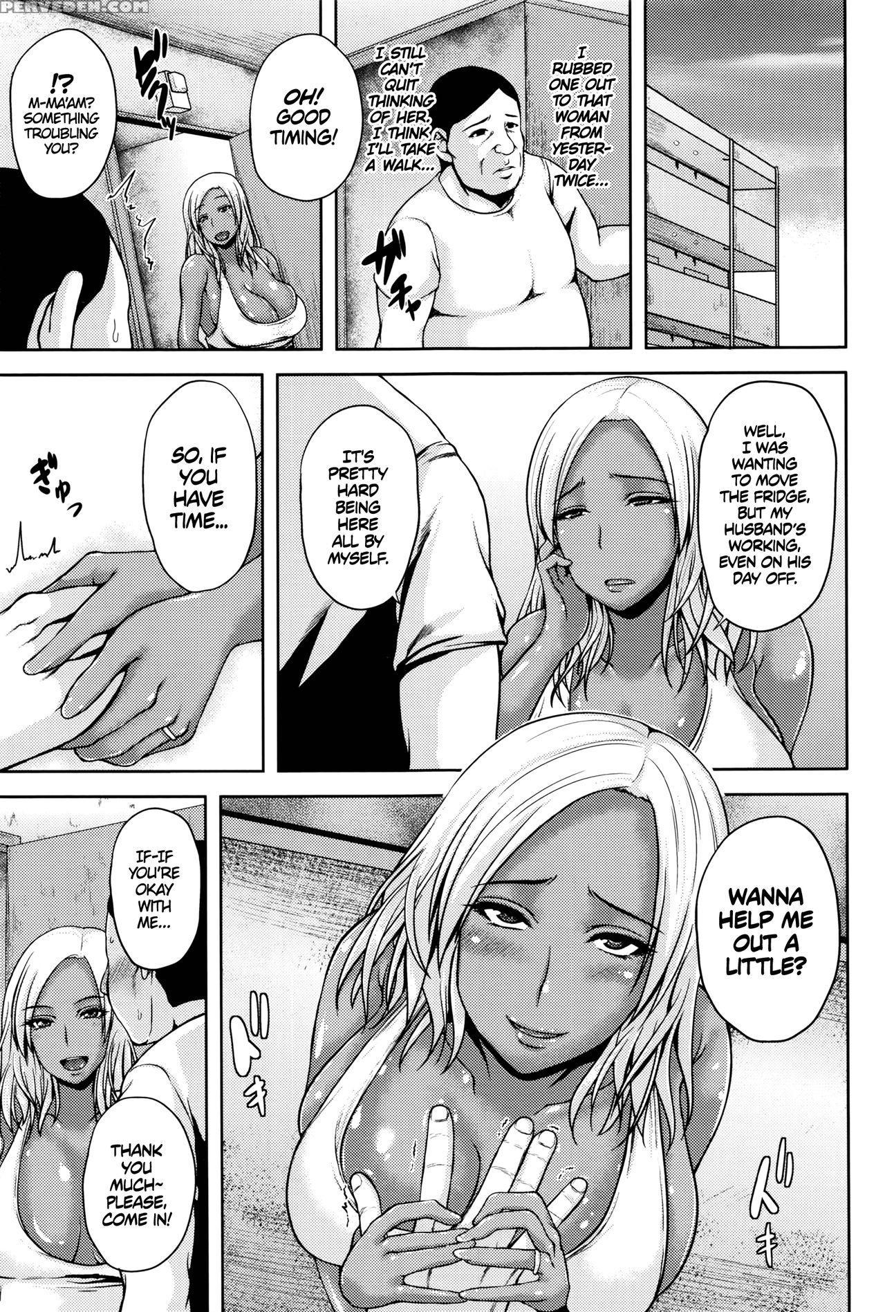 [ozy] Tonari No Yariman Kuro Gal Hitozuma No Midara Na Yuuwaku | Obscene Seductions From The Slutty Black Married Gyaru Next Door (comic Anthurium 2016-09) [english] =tll + Cw= Chapter 1 Page 3