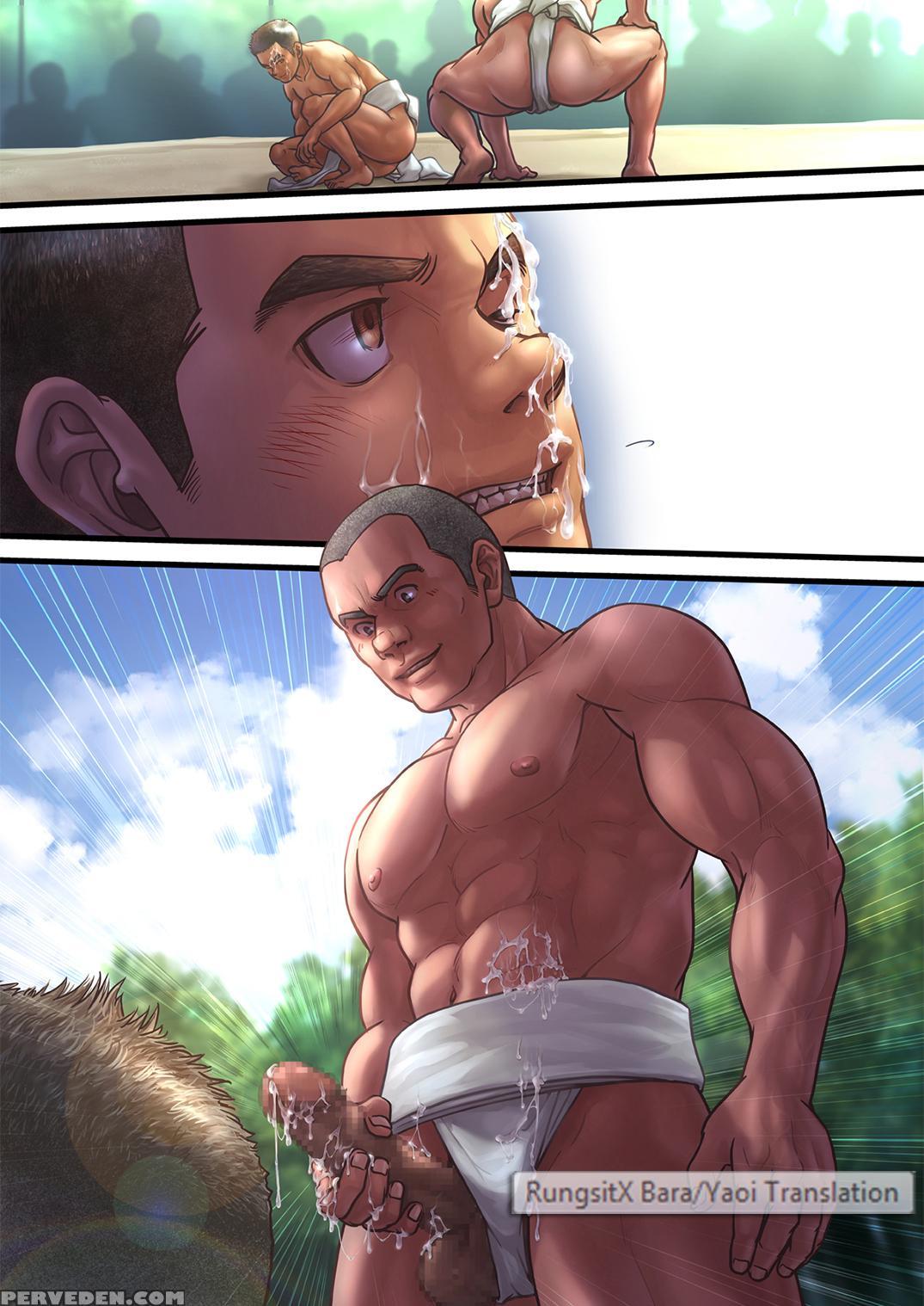 [pagumiee (kenta)] Chinpo Sumou Manga O Egakimashita. [english] [rungsitx, Hollenina] [digital] 1
