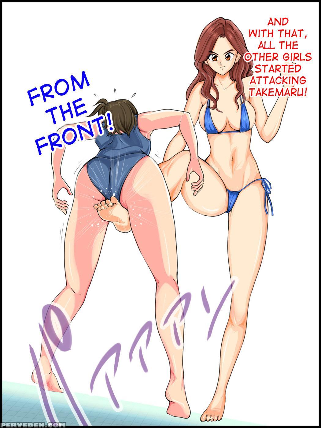 [pecan (makunouchi)] Monzetsu! Ladies Pool Joshou [english] [desudesu] 1