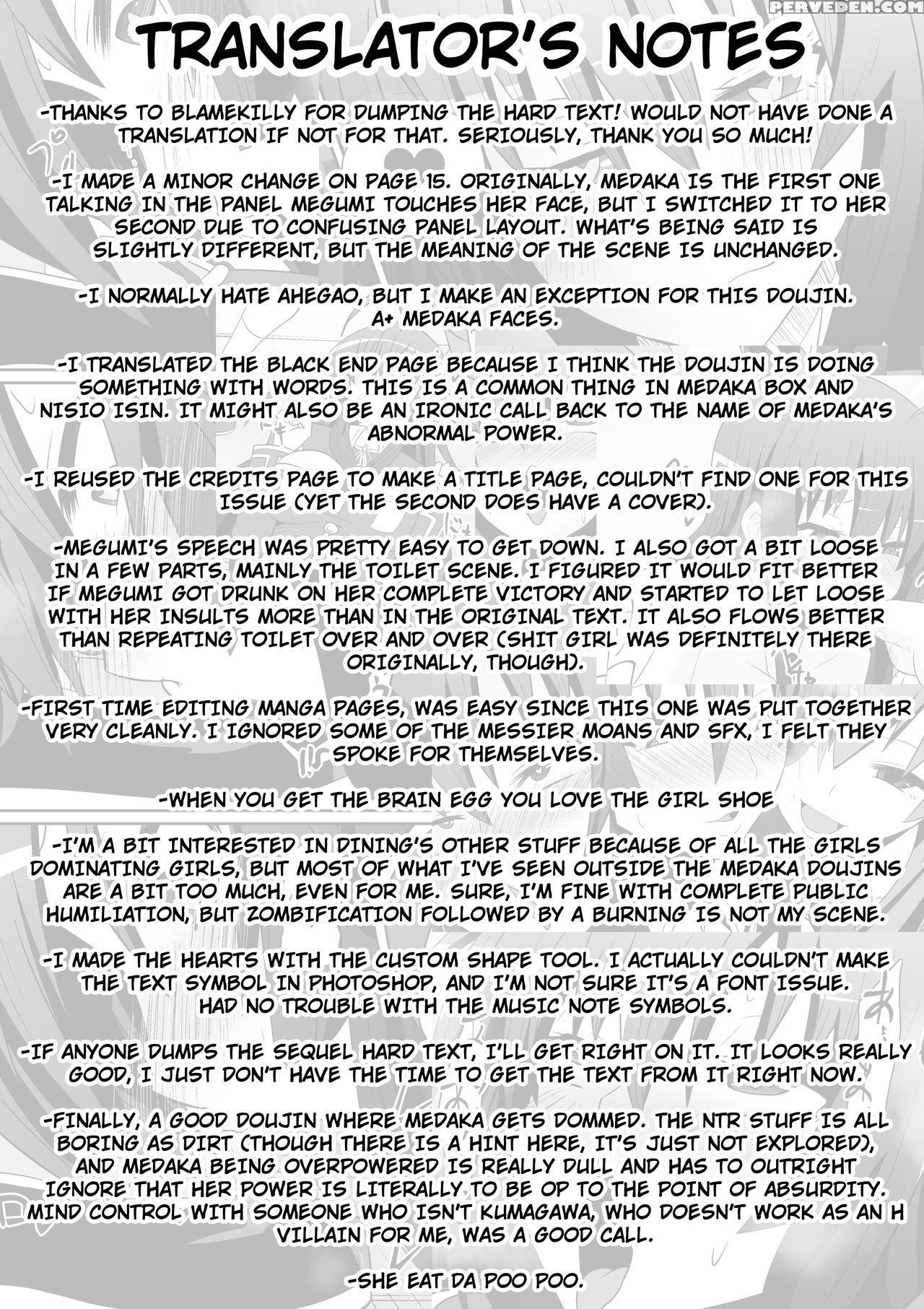 [shihai Shoujo (dining)] Medaka The End (medaka Bo... 1