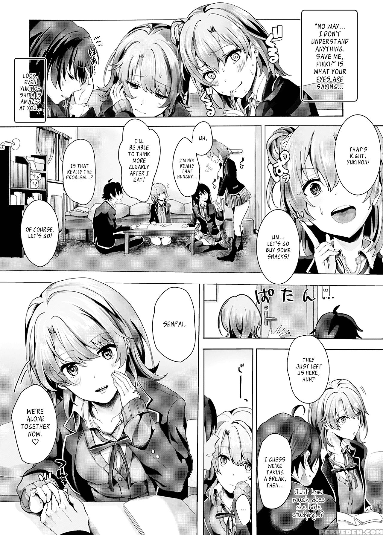 [shirojia (shirono Jia)] Gaman Shite, Hoshigatte. | Be Patient, Covet Me. (yahari Ore No Seishun Love Come Wa Machigatteiru.) [english] [clarinet] [digital] 1