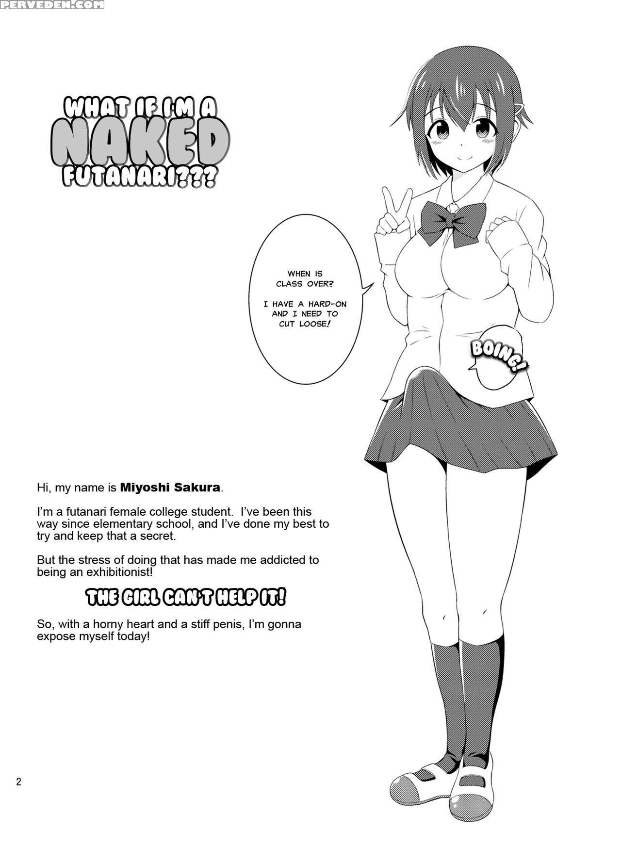 [soramune (yuzu Ramune)] Futanari Roshutsu Jk Desu Ga? | What If I'm A Naked Futanari?? [english] [misterj167] [digital] Chapter 1 Page 3