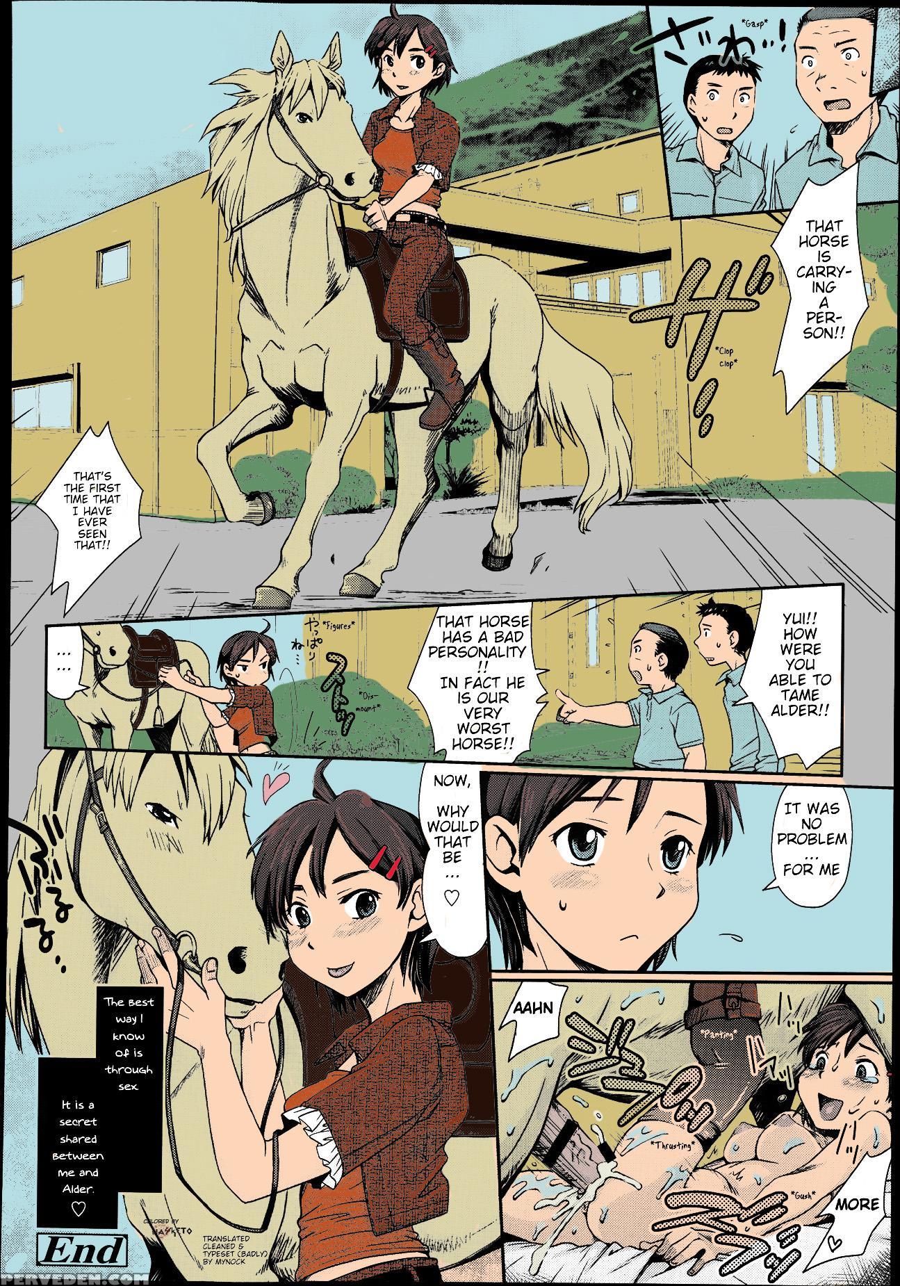 [souko Souji] Himitsu No Umanari Tokubetsu Lesson | The Secret To Horses, Special Lesson (comic Tenma 2013-08) [english] [hayketo] [colorized] 1