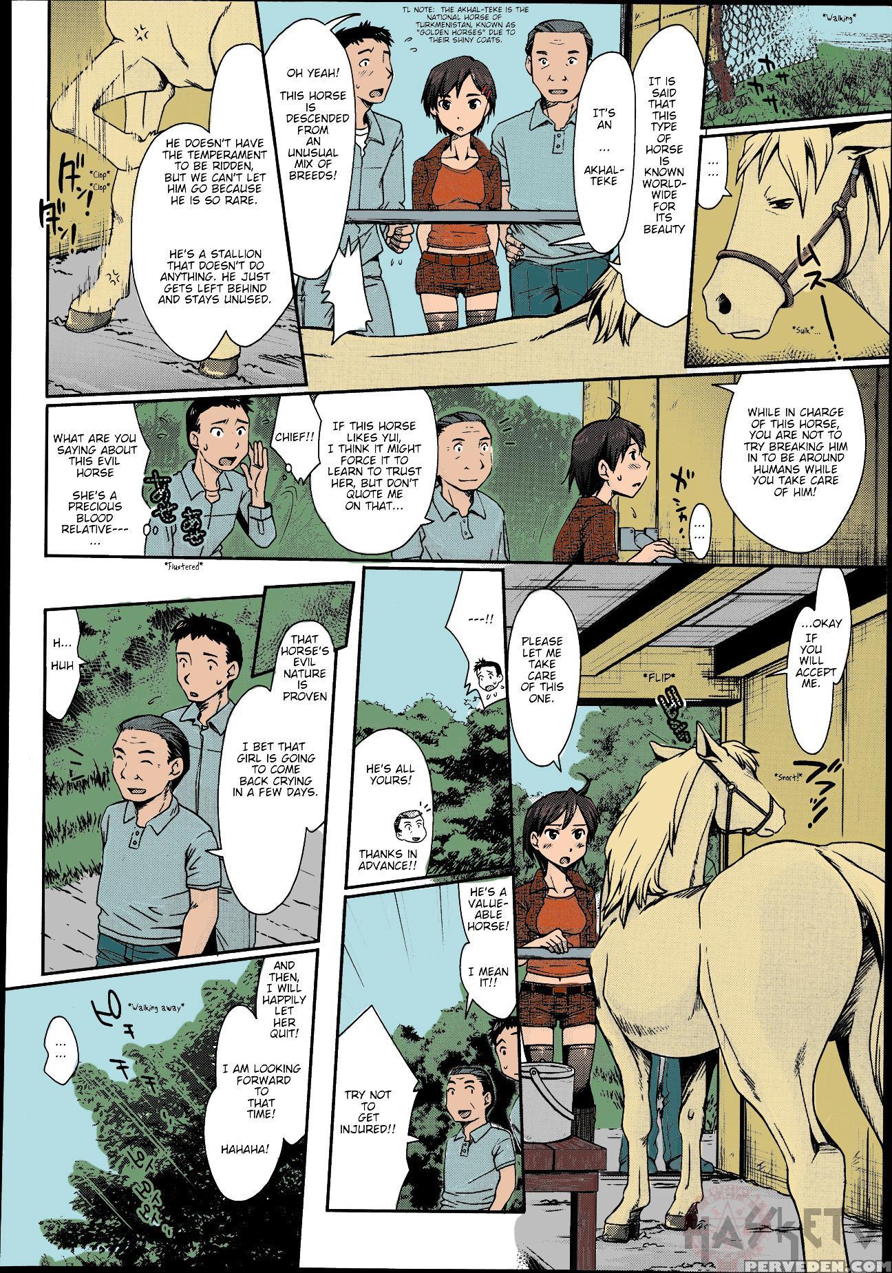 [souko Souji] Himitsu No Umanari Tokubetsu Lesson | The Secret To Horses, Special Lesson (comic Tenma 2013-08) [english] [hayketo] [colorized] 1