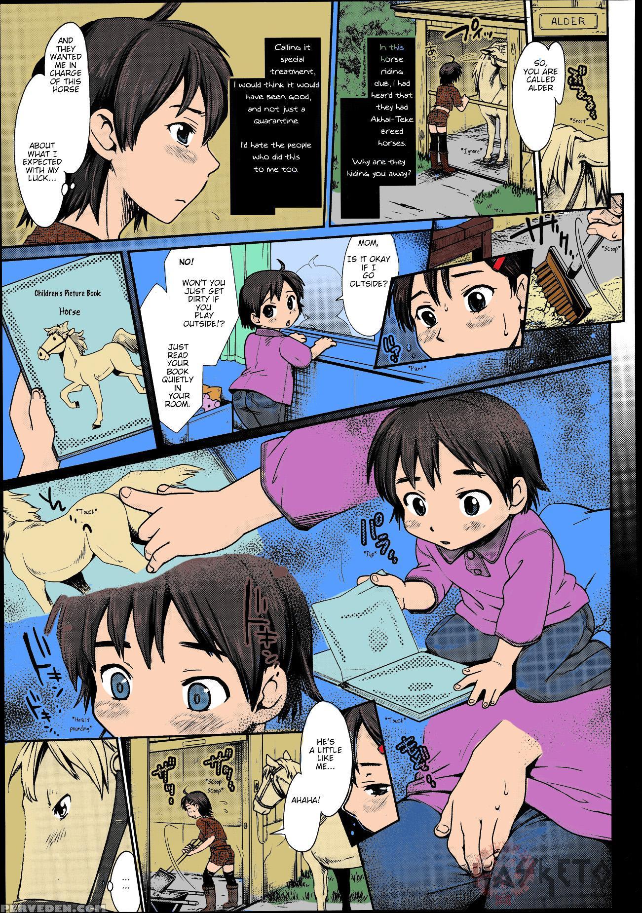 [souko Souji] Himitsu No Umanari Tokubetsu Lesson | The Secret To Horses, Special Lesson (comic Tenma 2013-08) [english] [hayketo] [colorized] 1