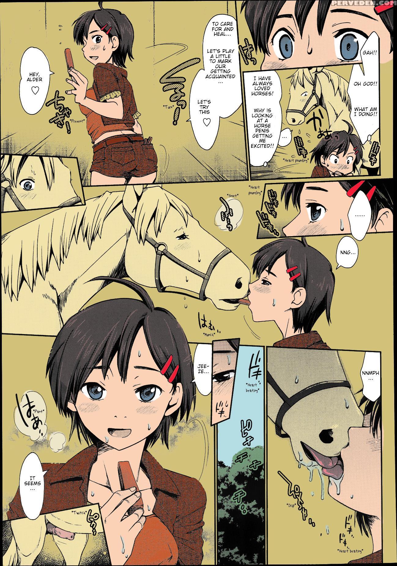 [souko Souji] Himitsu No Umanari Tokubetsu Lesson | The Secret To Horses, Special Lesson (comic Tenma 2013-08) [english] [hayketo] [colorized] 1