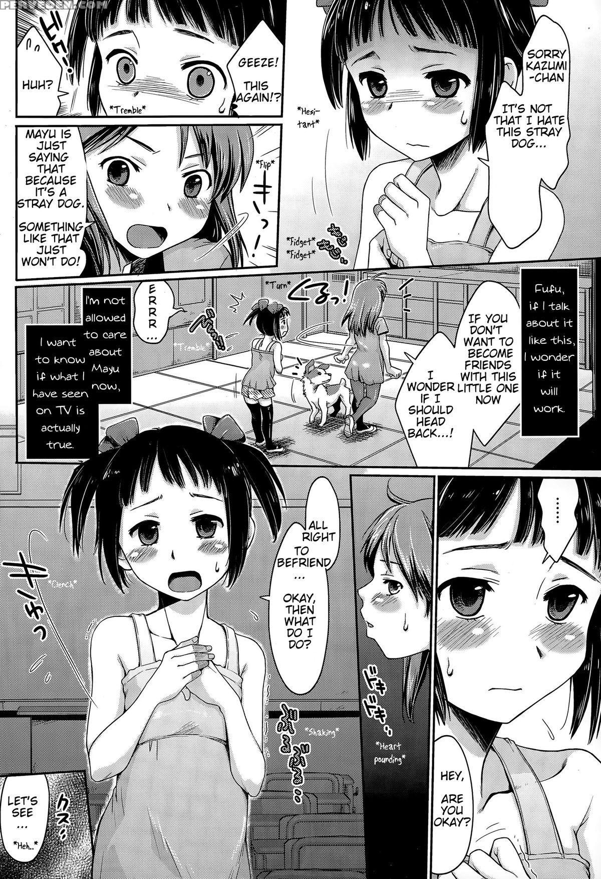 [souko Souji] Ureshi Hazukashi Doubutsu Aigo - Hajimete No Inukan | Happy & Embarrassing Animal Protection - First Time Dog Sex (comic Tenma 2015-04) [english] [mynock] 1