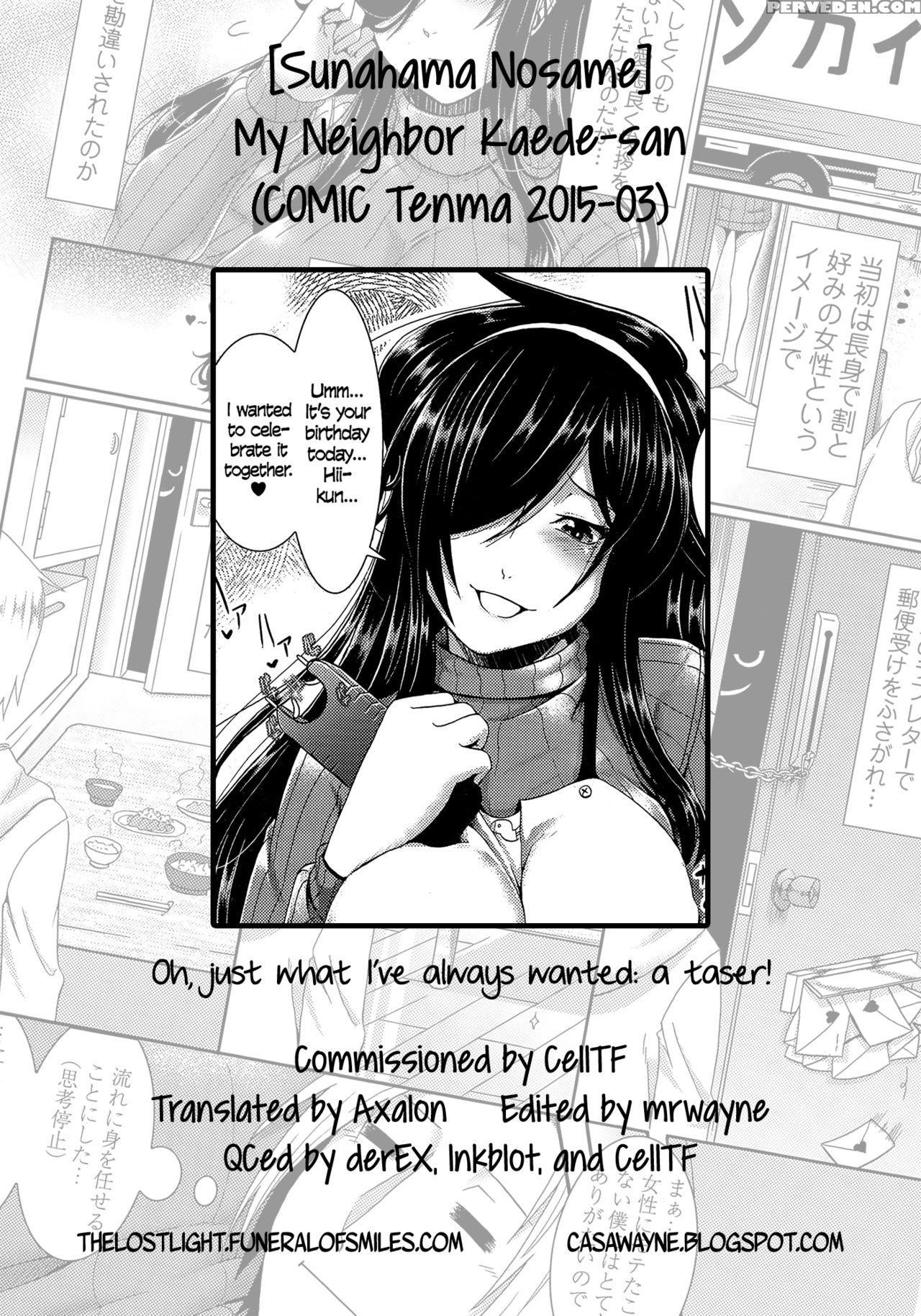 [sunahama Nosame] Tonari No Kaede-san | My Neighbor Kaede-san (comic Tenma 2015-03) [english] =tll + Cw= Chapter 1 Page 21