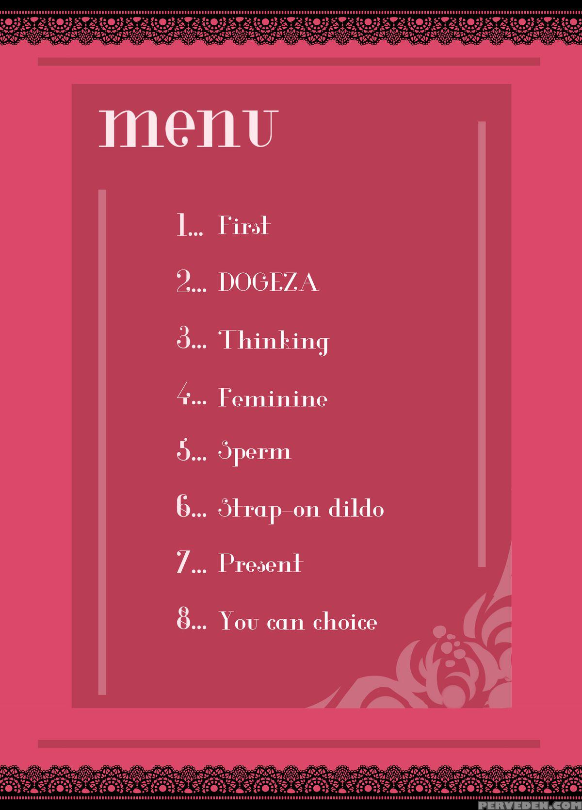 [sweettaboo (ryokutya)] "sissy A La Carte 4" ~netorare Otokonoko, Teisoutai Kanri Mesuka Choukyou~ [english] 1