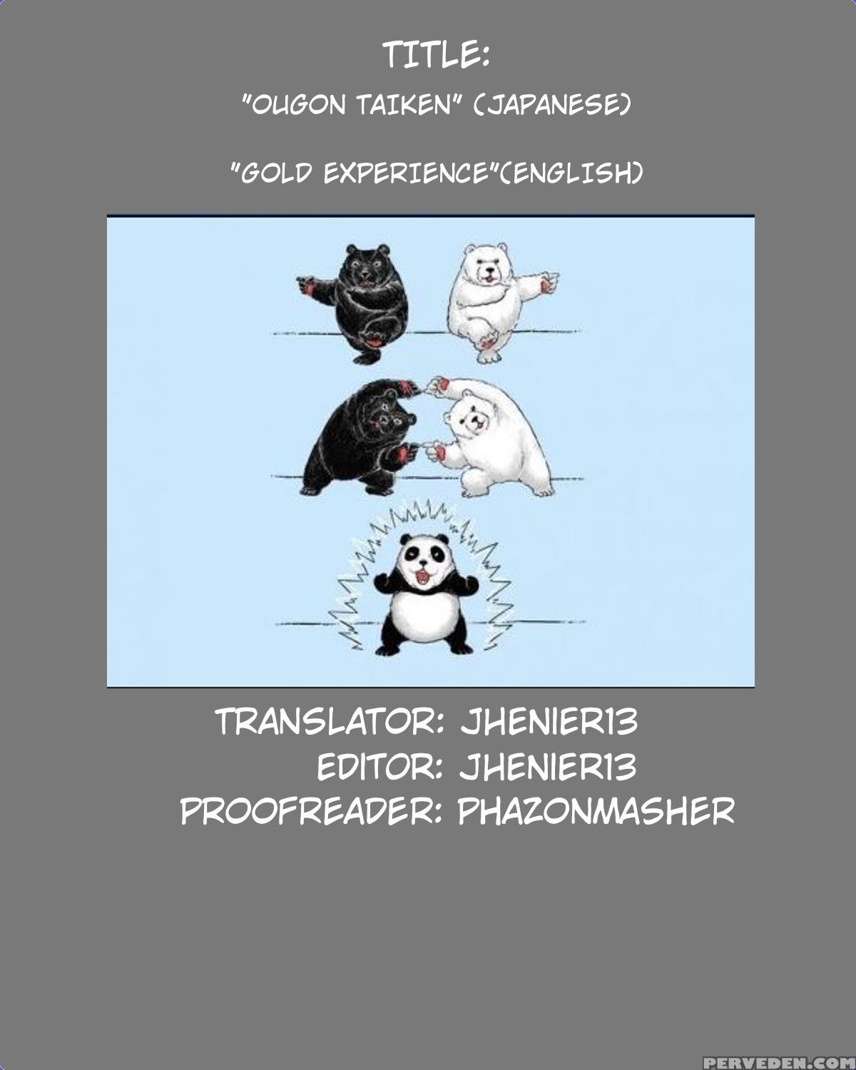 [tanabe] Ougon Taiken! - Gold Experience + Motto Ougon Taiken! (chichi Zakari) [english] [jhenier13] Chapter 1 Page 37