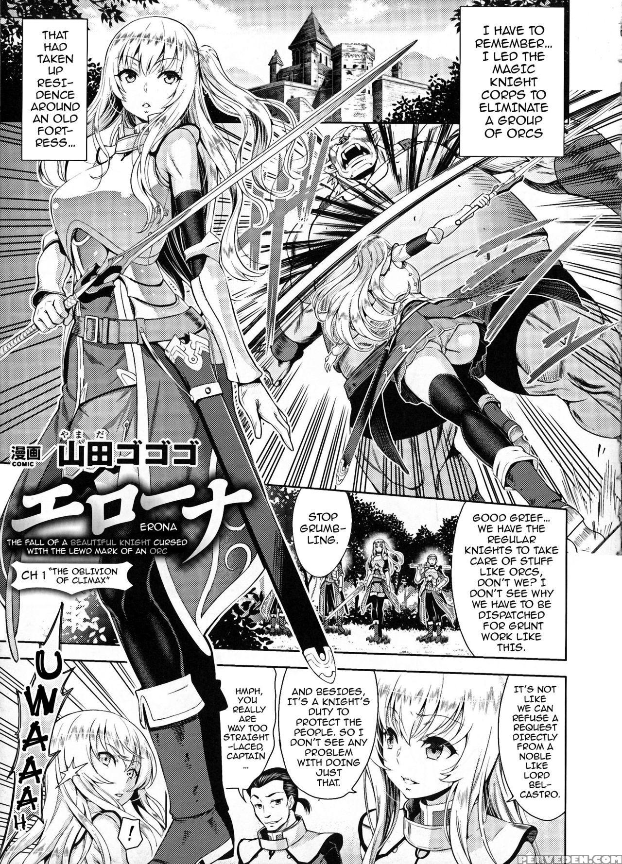 [yamada Gogogo] Erona Orc No Inmon Ni Okasareta Onna Kishi No Matsuro Ichiwa | Erona ~the Fall Of A Beautiful Knight Cursed With The Lewd Mark Of An Orc~ Ch. 1 The Oblivion Of Climax (seigi No Heroine Kangoku File Dx Vol. 7) [english] {darknight} Chapter 1 Page 4