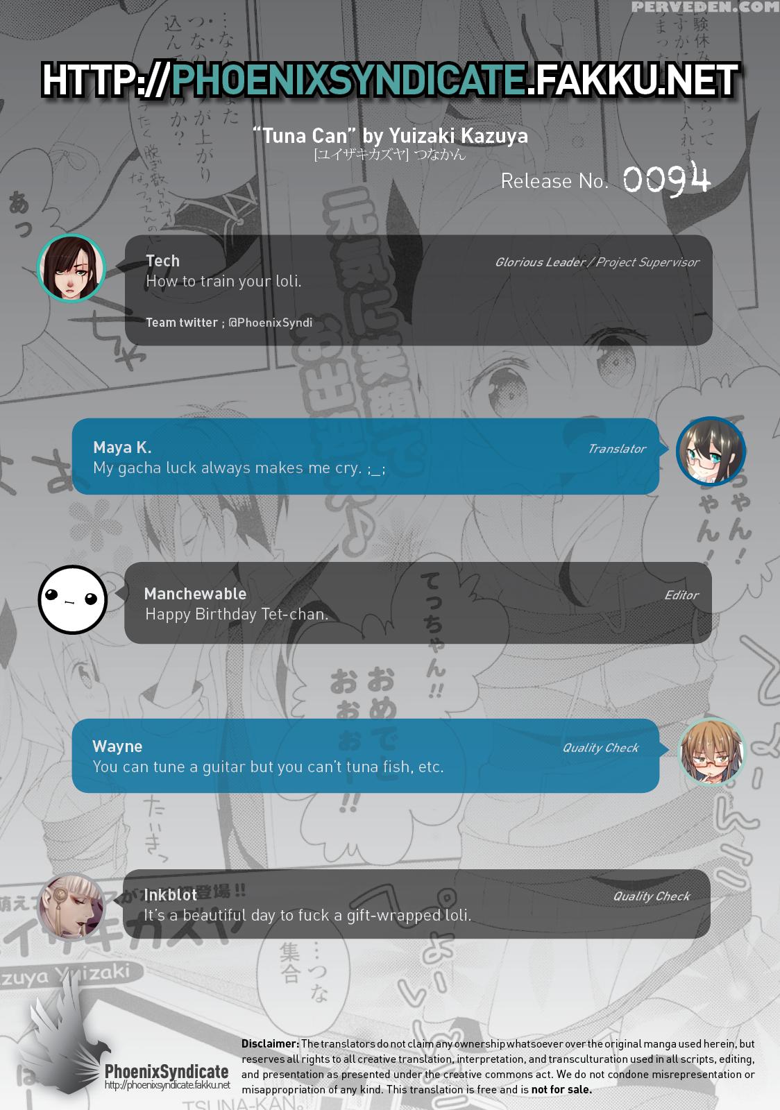 [yuizaki Kazuya] Tsuna-kan. | Tuna Can (comic Potpourri Club 2013-08) [english] [psyn] 1