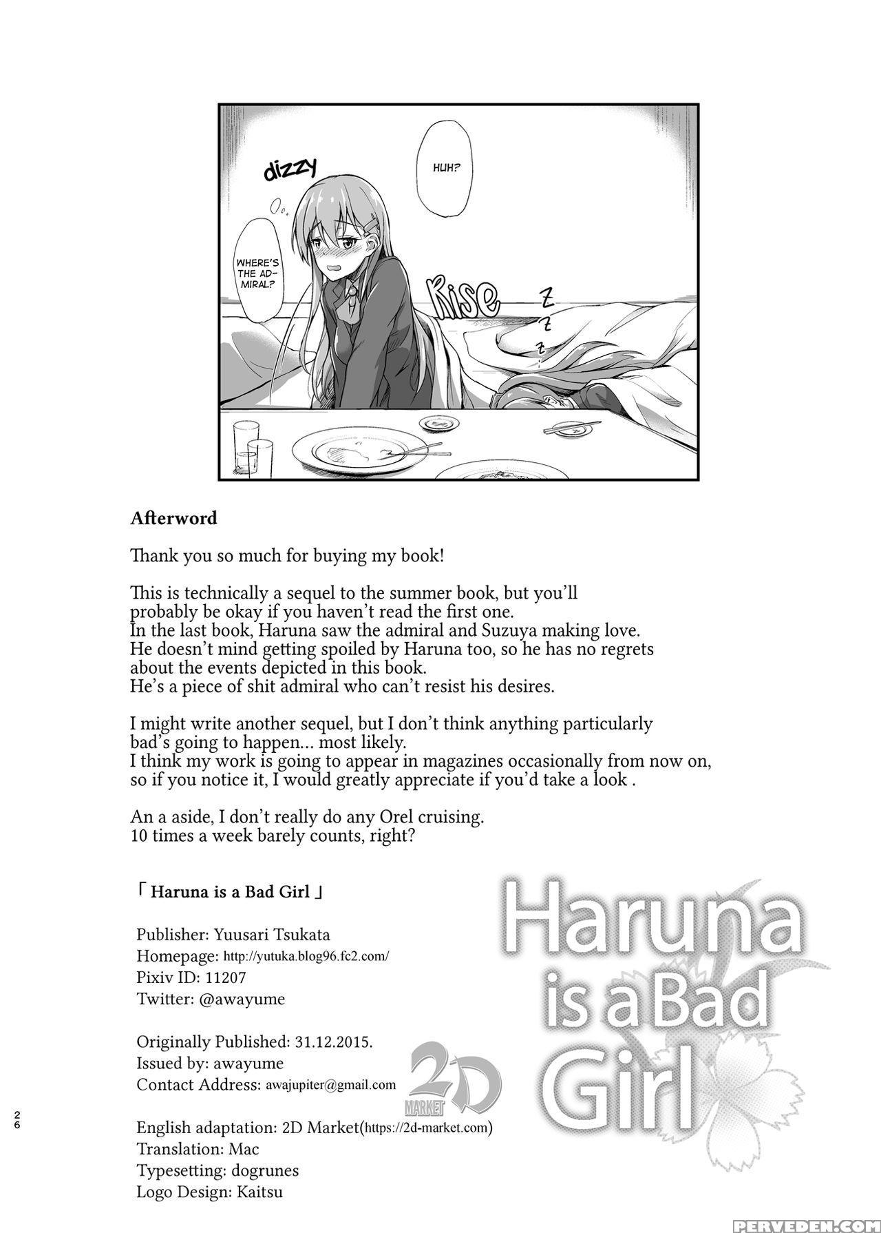 [yusaritsukata (awayume)] Haruna Wa Ikenaiko Desu | Haruna Is A Bad Girl (kantai Collection -kancolle-) [english] [2d-market.com] [decensored] [digital] 1