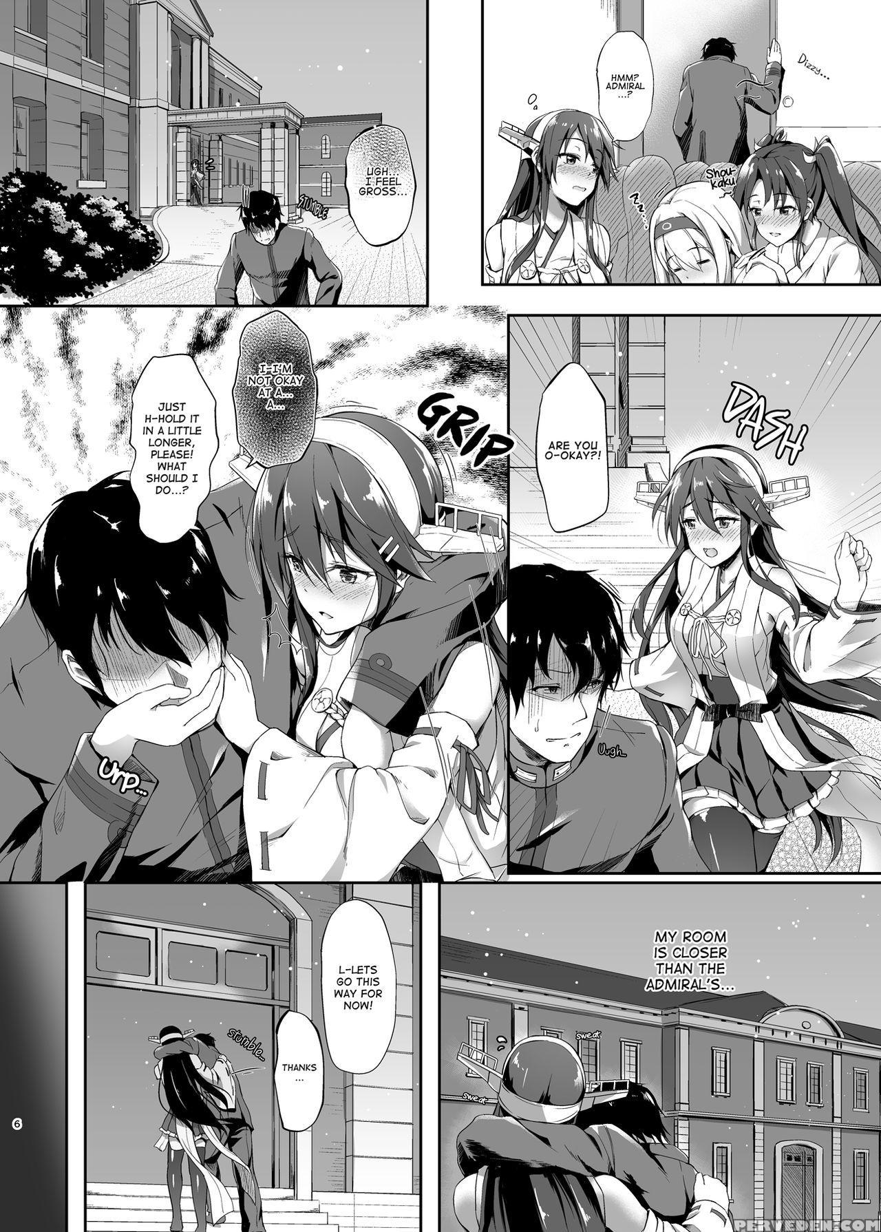 [yusaritsukata (awayume)] Haruna Wa Ikenaiko Desu | Haruna Is A Bad Girl (kantai Collection -kancolle-) [english] [2d-market.com] [decensored] [digital] 1
