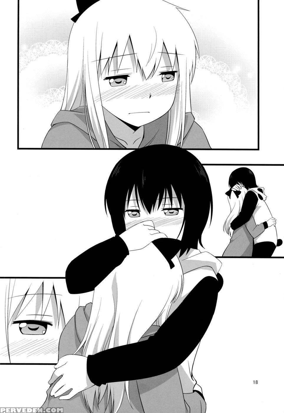 A Book With Yui And Kyouko Kissing And Hugging Only - Yuruyuri 1