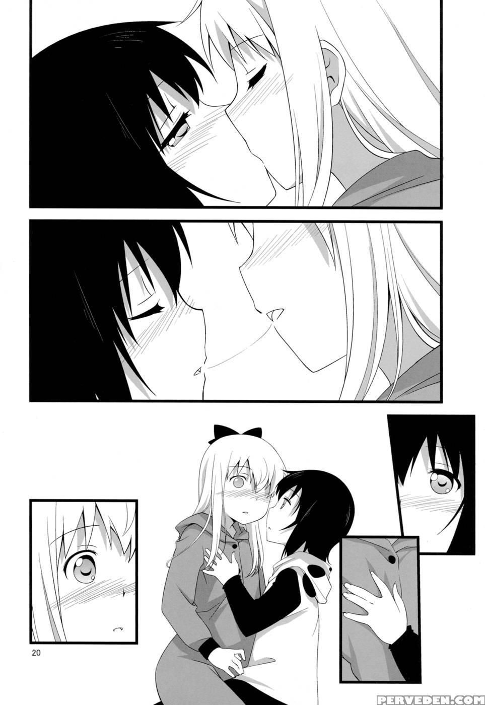 A Book With Yui And Kyouko Kissing And Hugging Only - Yuruyuri 1