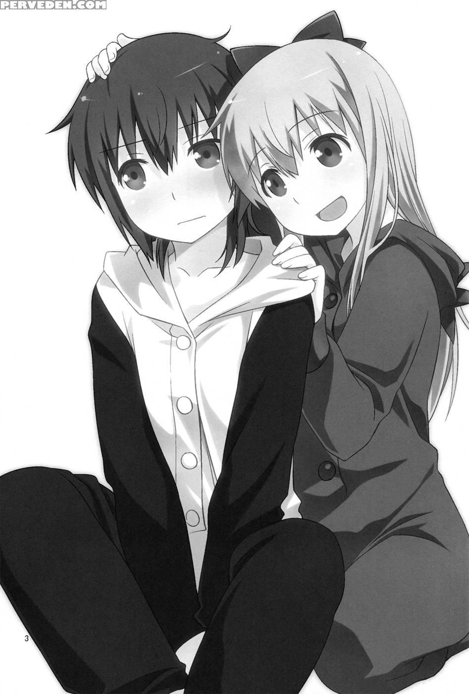 A Book With Yui And Kyouko Kissing And Hugging Only - Yuruyuri 1