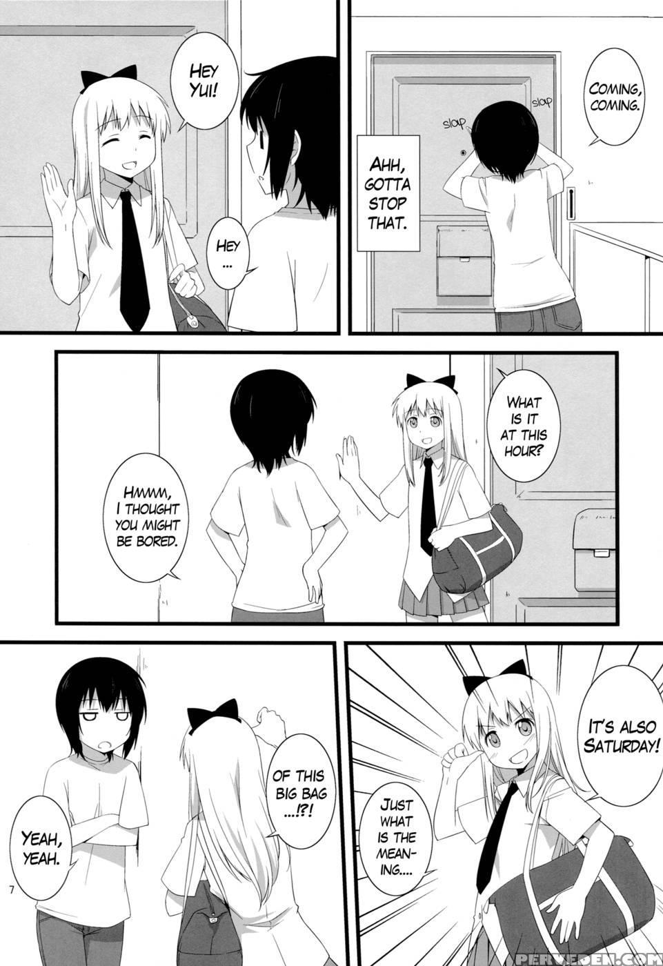 A Book With Yui And Kyouko Kissing And Hugging Only - Yuruyuri 1