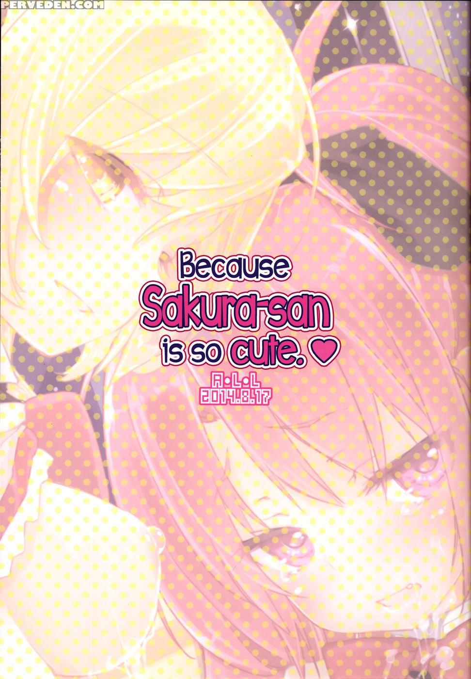 Because Sakura-san Is So Cute - Puella Magi Madoka Magica 1