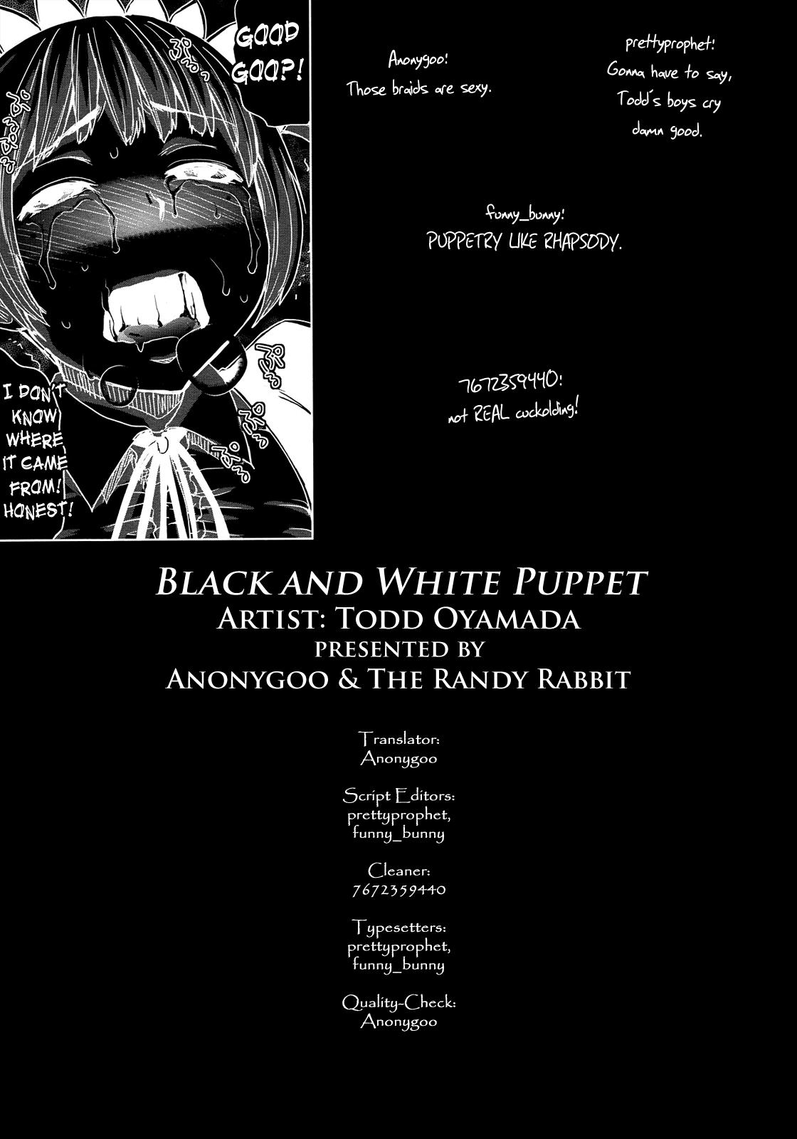 Black And White Puppet 1