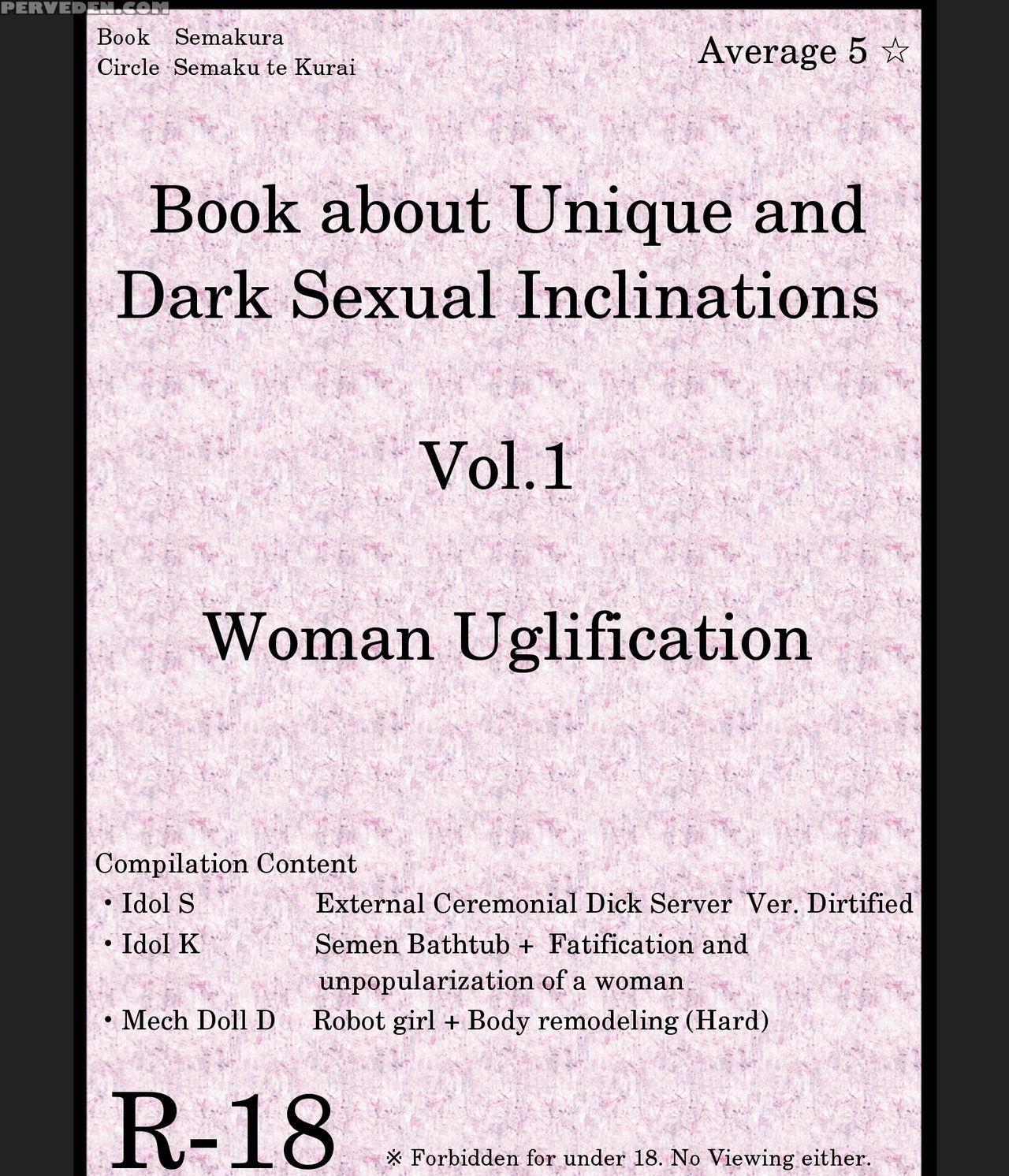 Book About Narrow And Dark Sexual Inclinations Vol.1 Uglification [english] [smdc] 1
