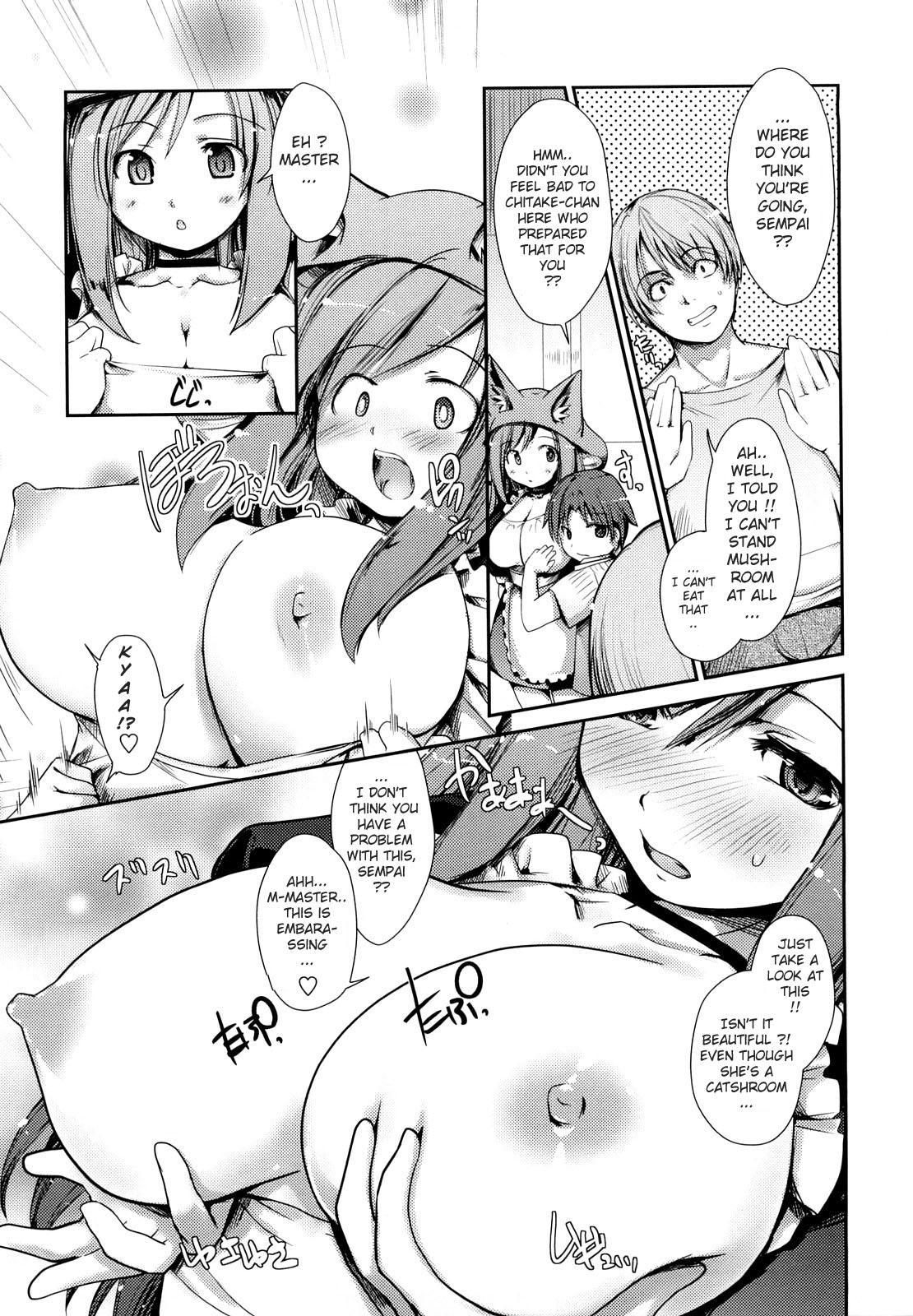 Cat Mushroom Girl And Town Of Rain 2