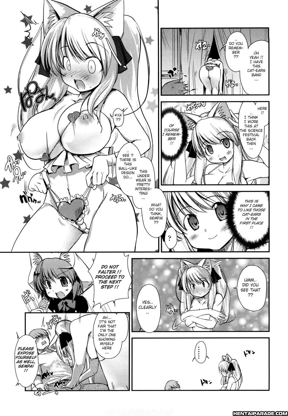 Cat Mushroom Girl And Town Of Rain 5
