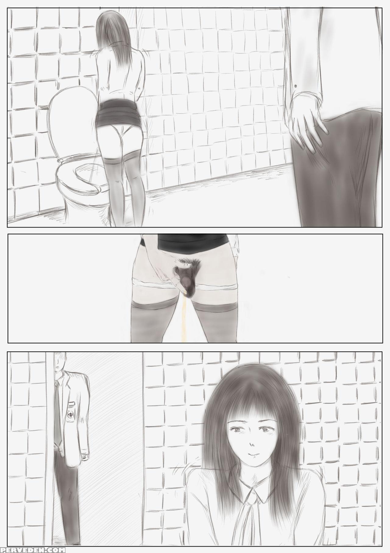 Crossdress Teacher In Toilet : Toilet Rape 1
