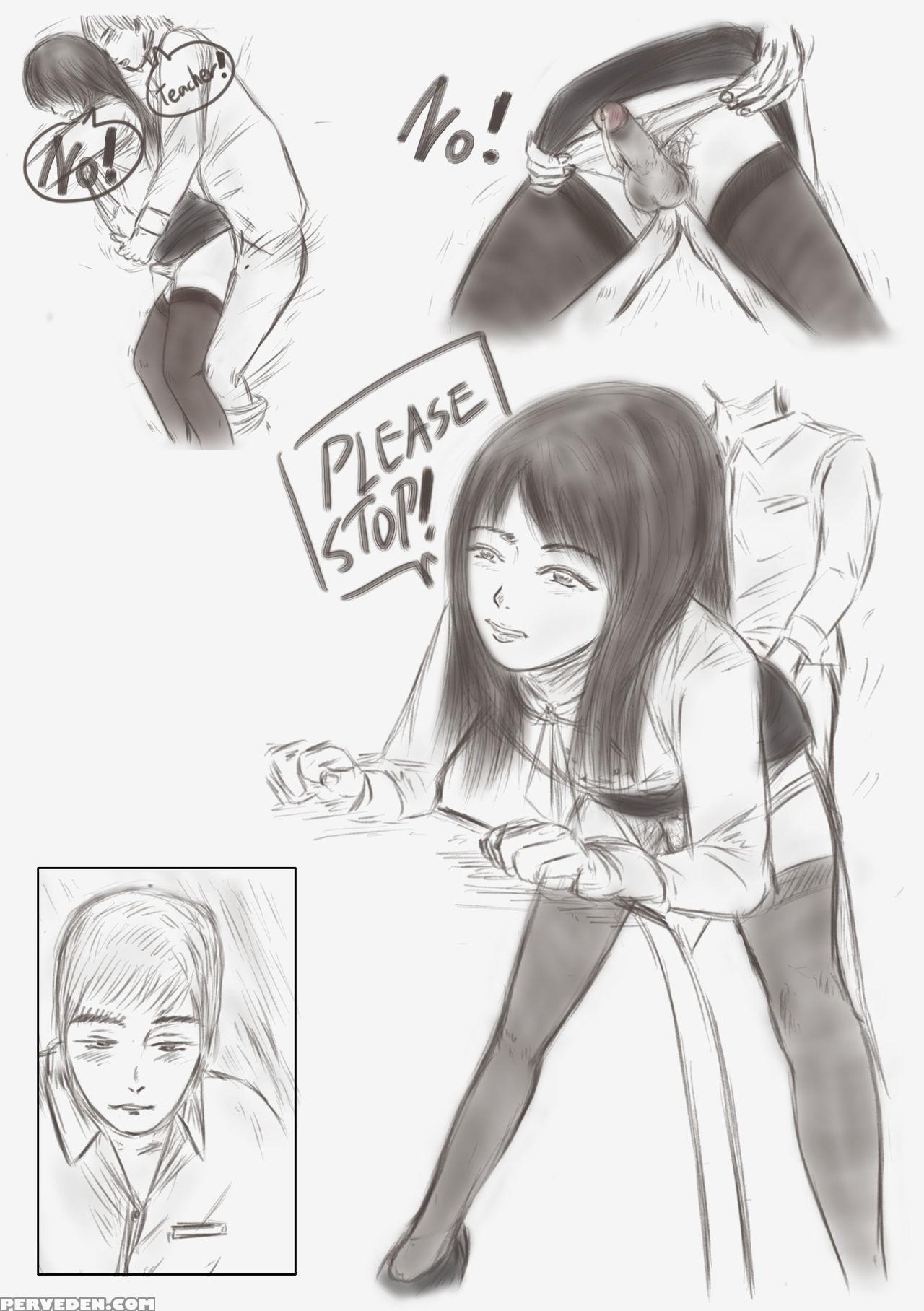 Crossdress Teacher In Toilet : Toilet Rape 1