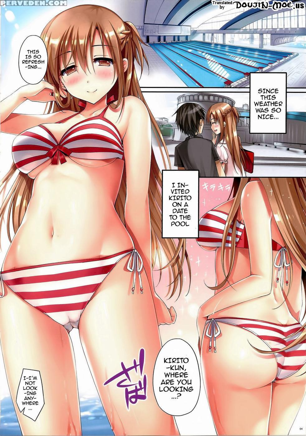 Cumming Inside Asuna 100% Raw ~ Part 1 - Sword Art Online Chapter 1 Page 3