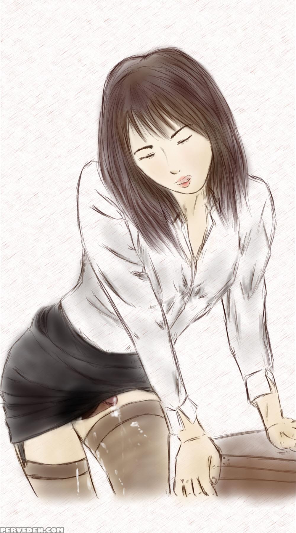 Cute Crossdresser Teacher Have Sex With His Student. 1