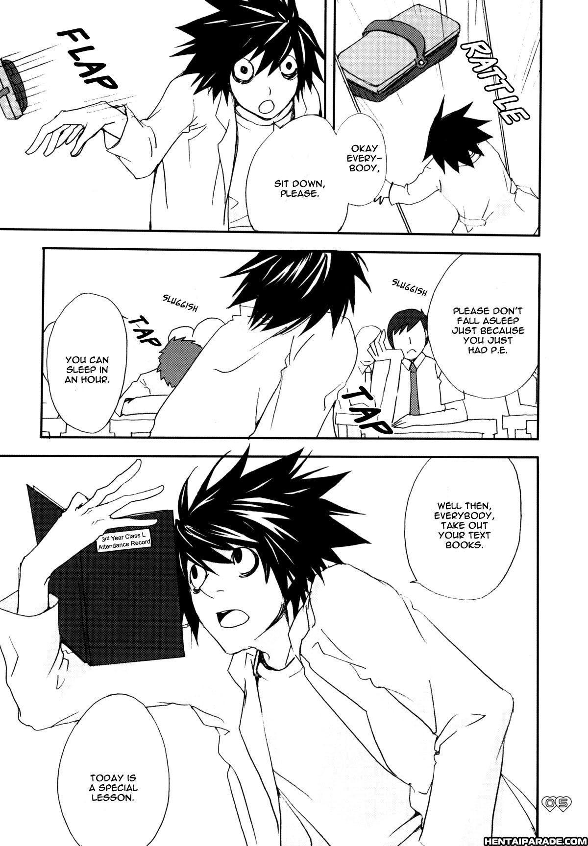 Death Note Dj - 3-nen L-gumi - Hentai Sensei! 1