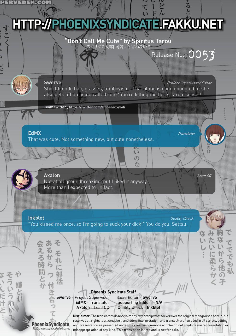 Don't Call Me Cute - Spiritus Tarou 1