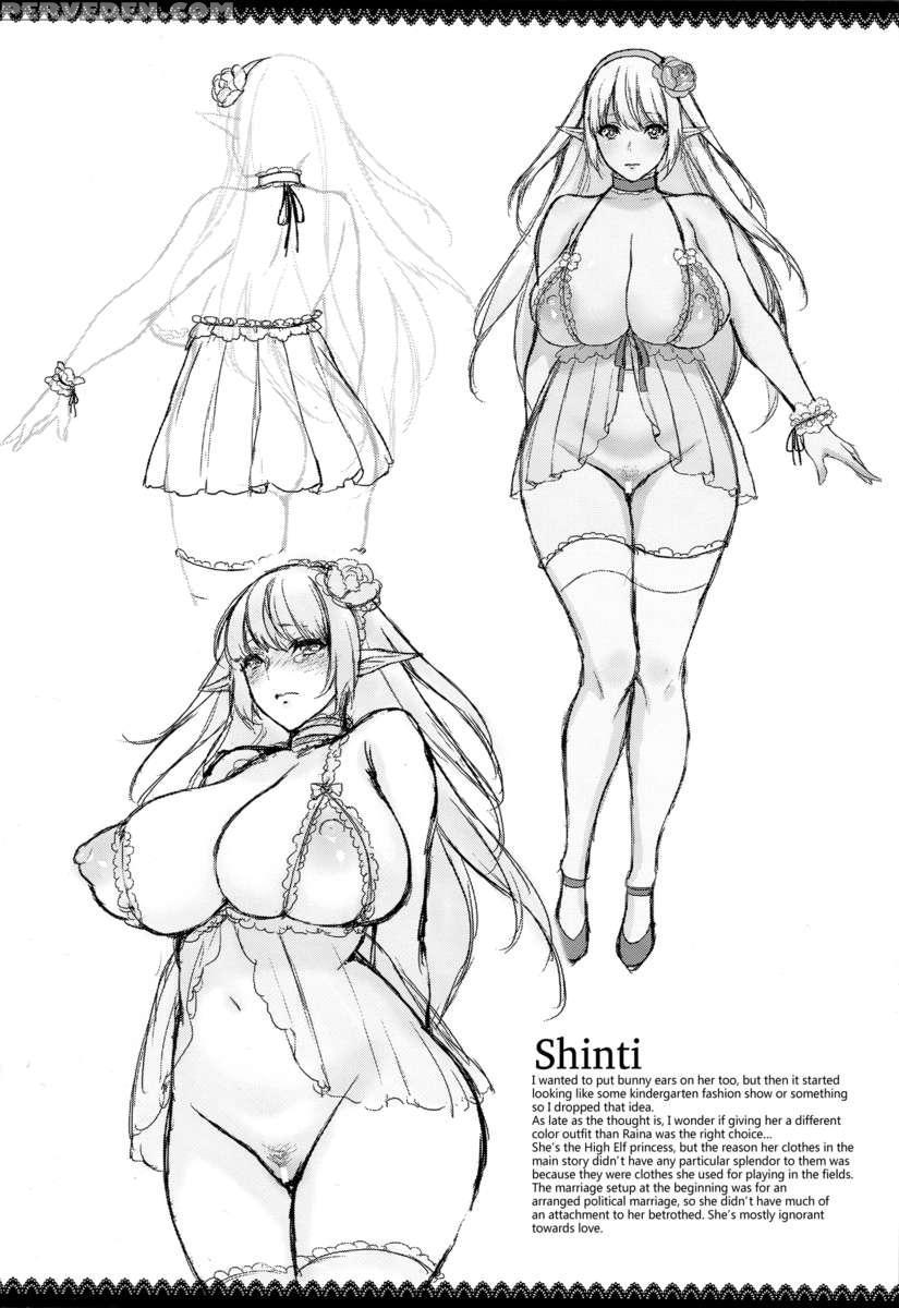 Elf No Hime Wa Kairaku Ni Naku 1