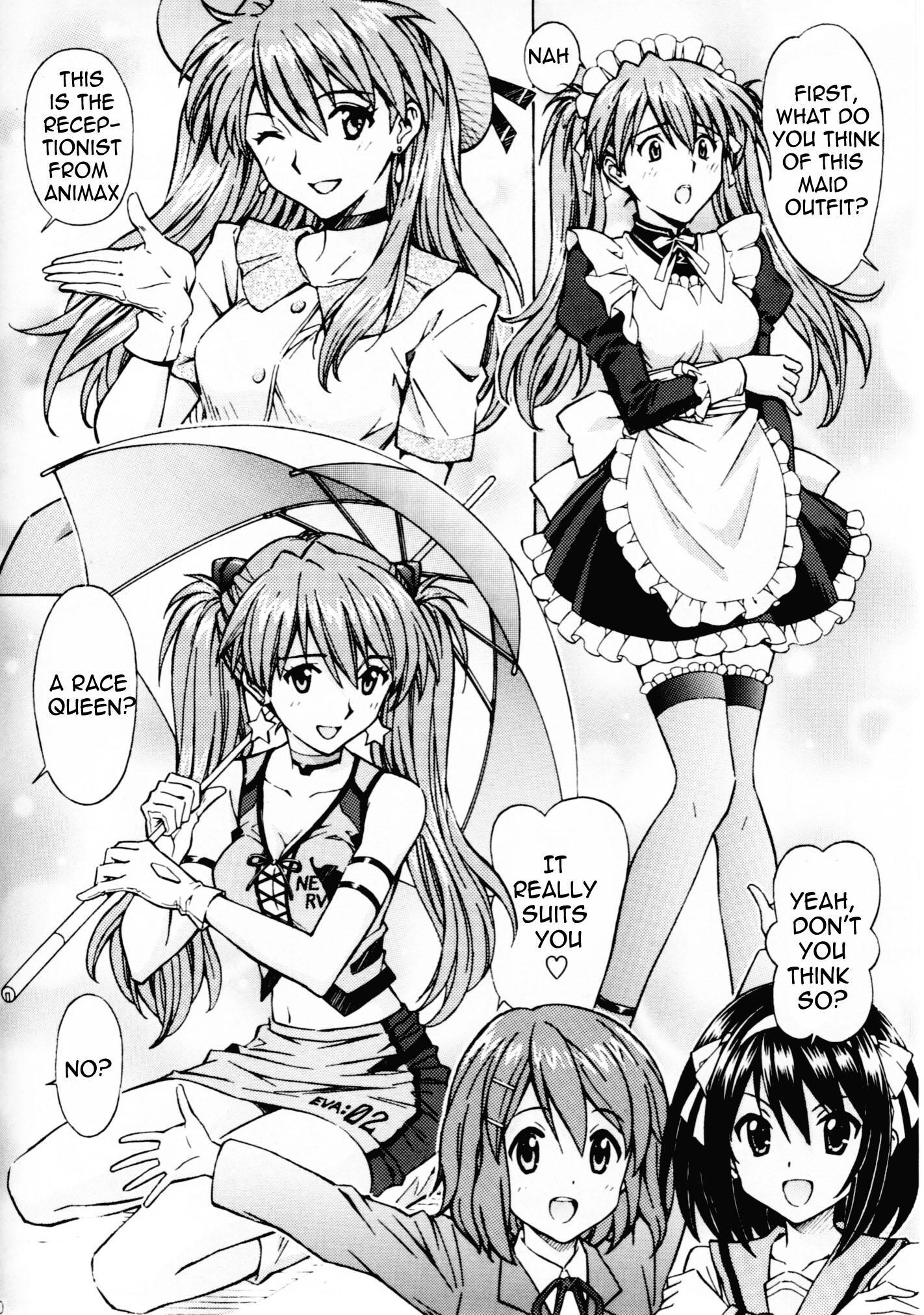 Evangelion Dj - Ecchina Cosplay Asuka 1