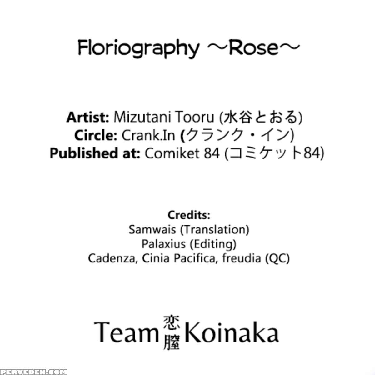 Floriography ~rose~ 1