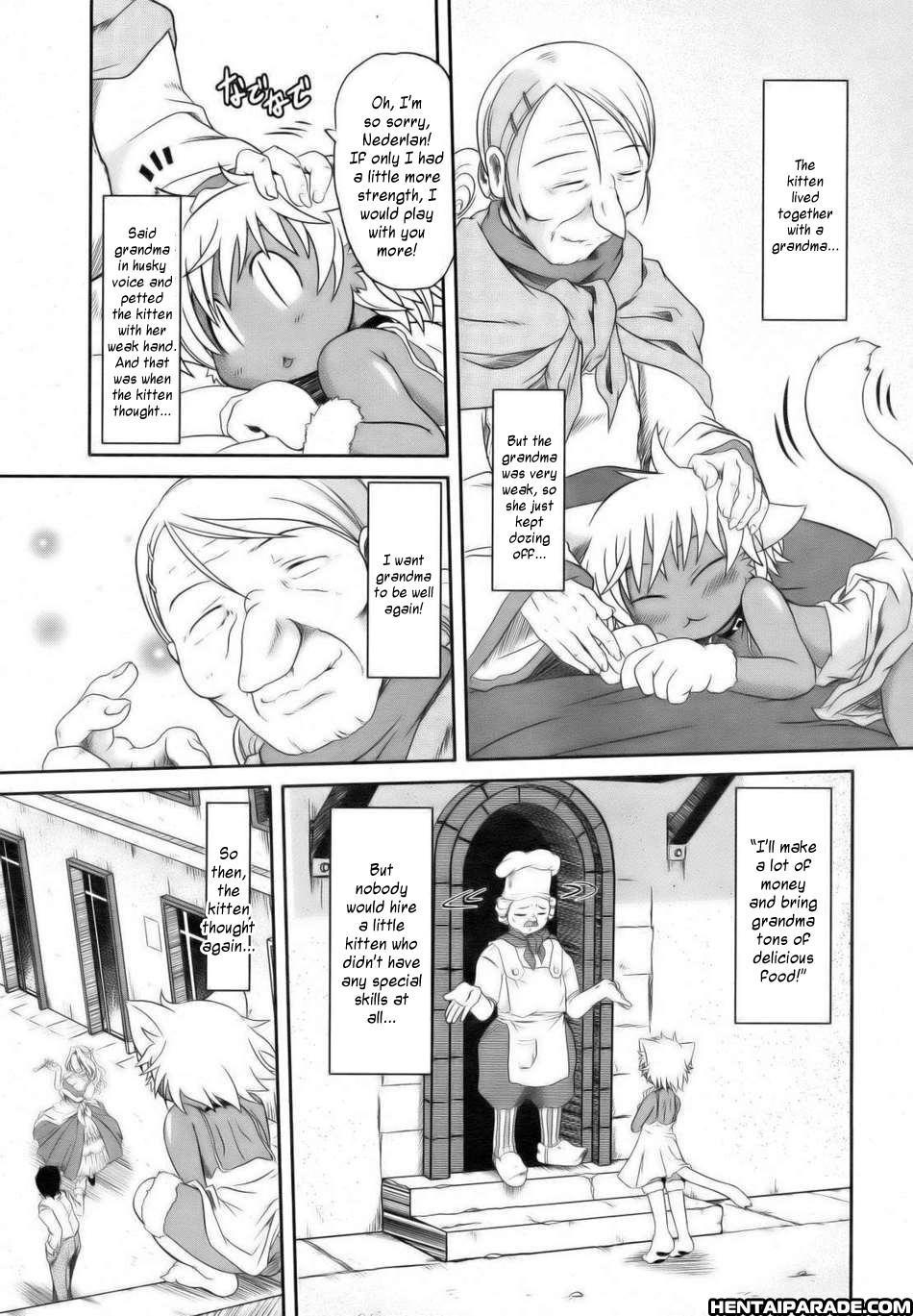 Grandma's Kitten 0: Oneshot