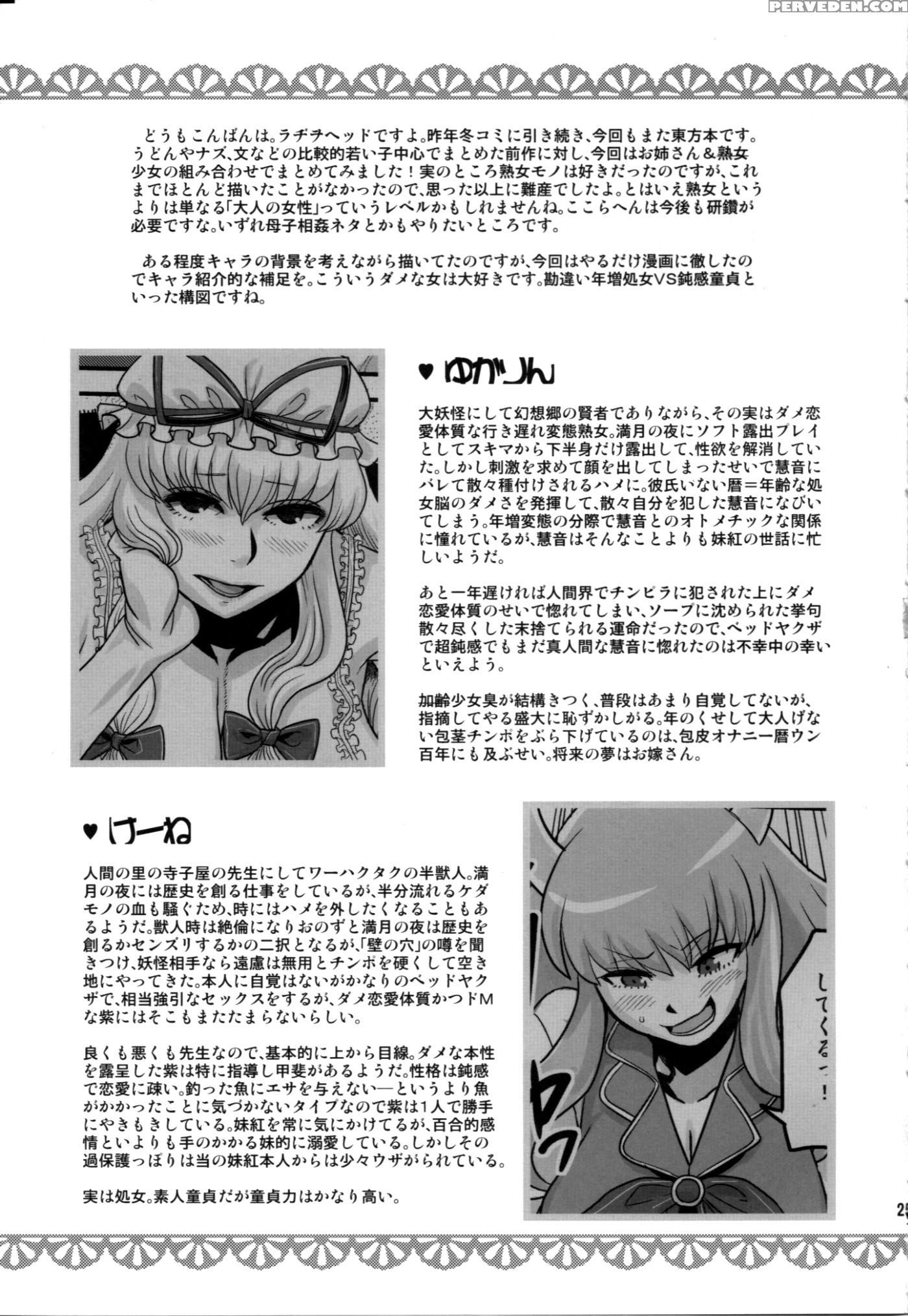 Haikei, Kabe No Ana Kara - Touhou 1