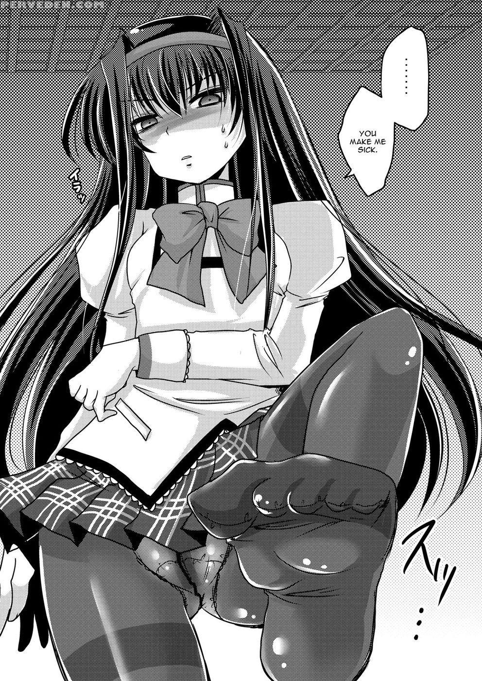 Homuhomu Ni Buta Wo Miru Youna Me De Mikudasarete Fumarete Ashikoki Sareru Hon - Puella Magi Madoka Magica 1