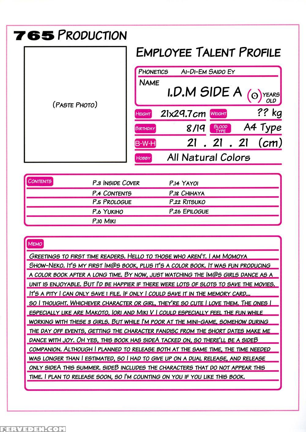 I.d.m Side A - The Idolm@ster 1