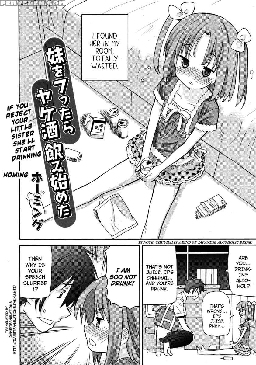 If You Reject Your Little Sister She'll Start Drinking 1