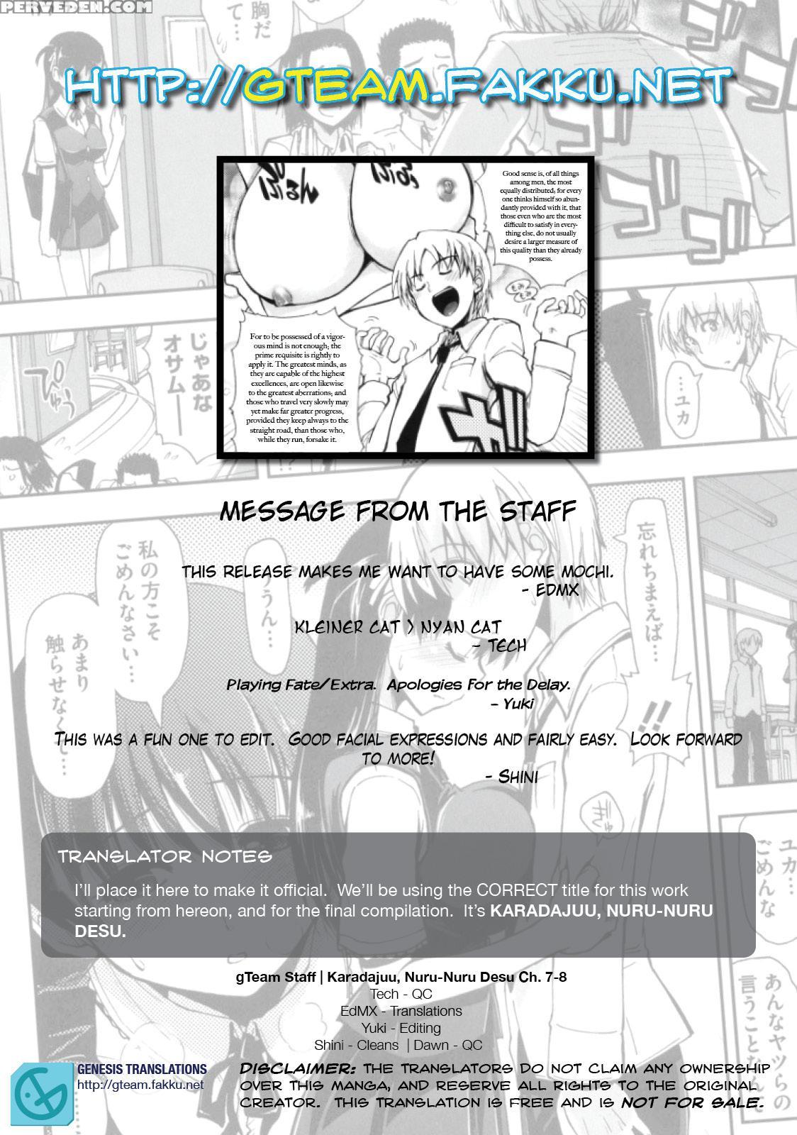Karadajuu, Nurunuru Desu. Ch7-8 - Original Work 1