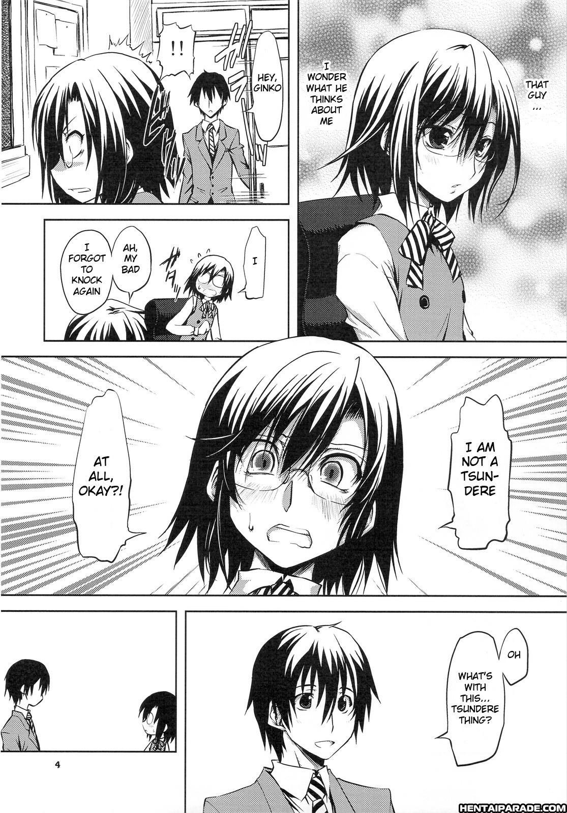 Kure-nai Dj - Tsuntsun Ginko To Muramura Yuuno 0: (oneshot)