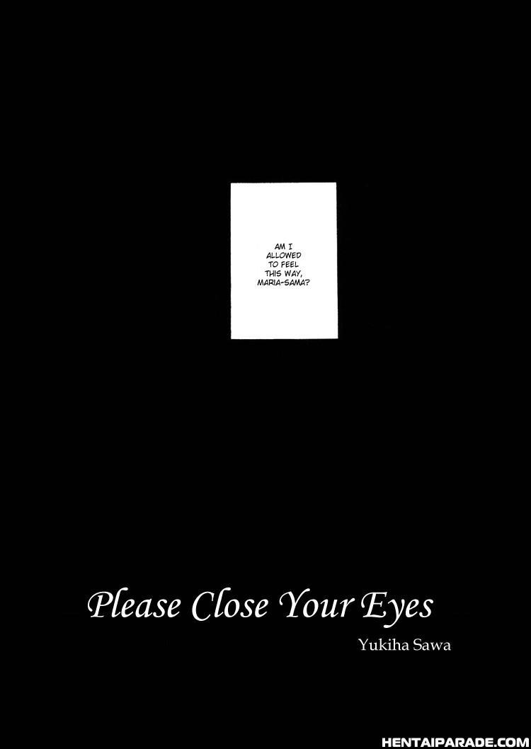 Maria-sama Ga Miteru Dj - Please Close Your Eyes 1